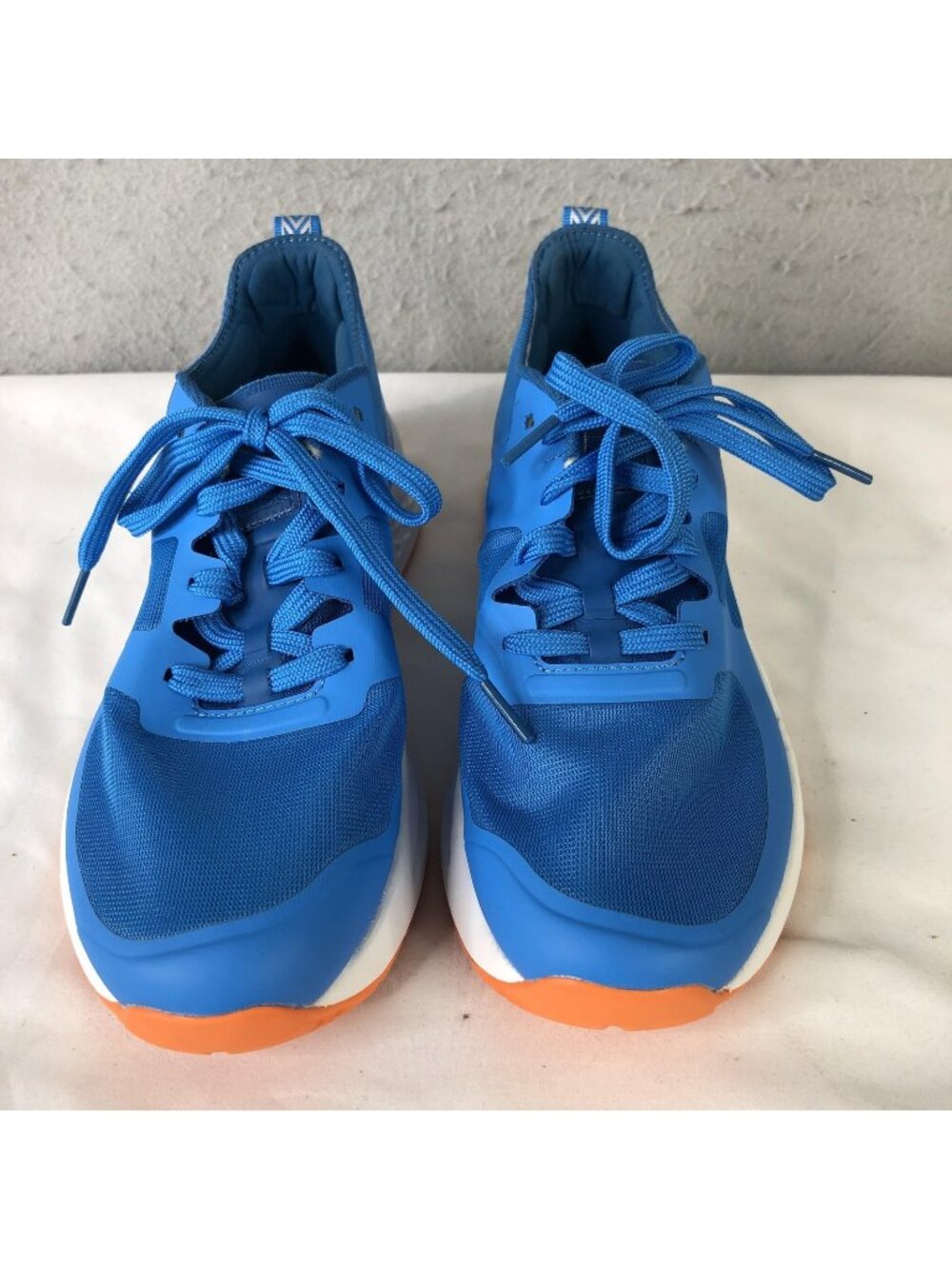 GORUCK Rough Runner Shoes Womens Size 9 Blue Mesh Running Sneaker Orange Sole